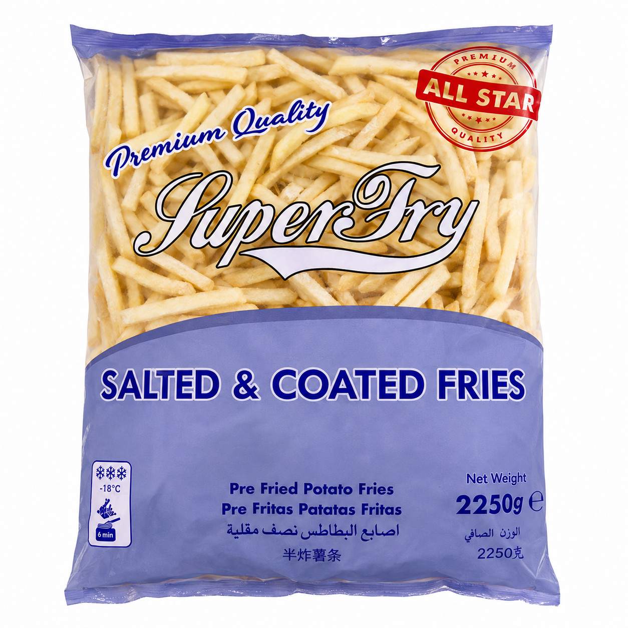 ALL STAR SUPERFRY PRIVATE RESERVE COATED 10MM - 4X2.27KG