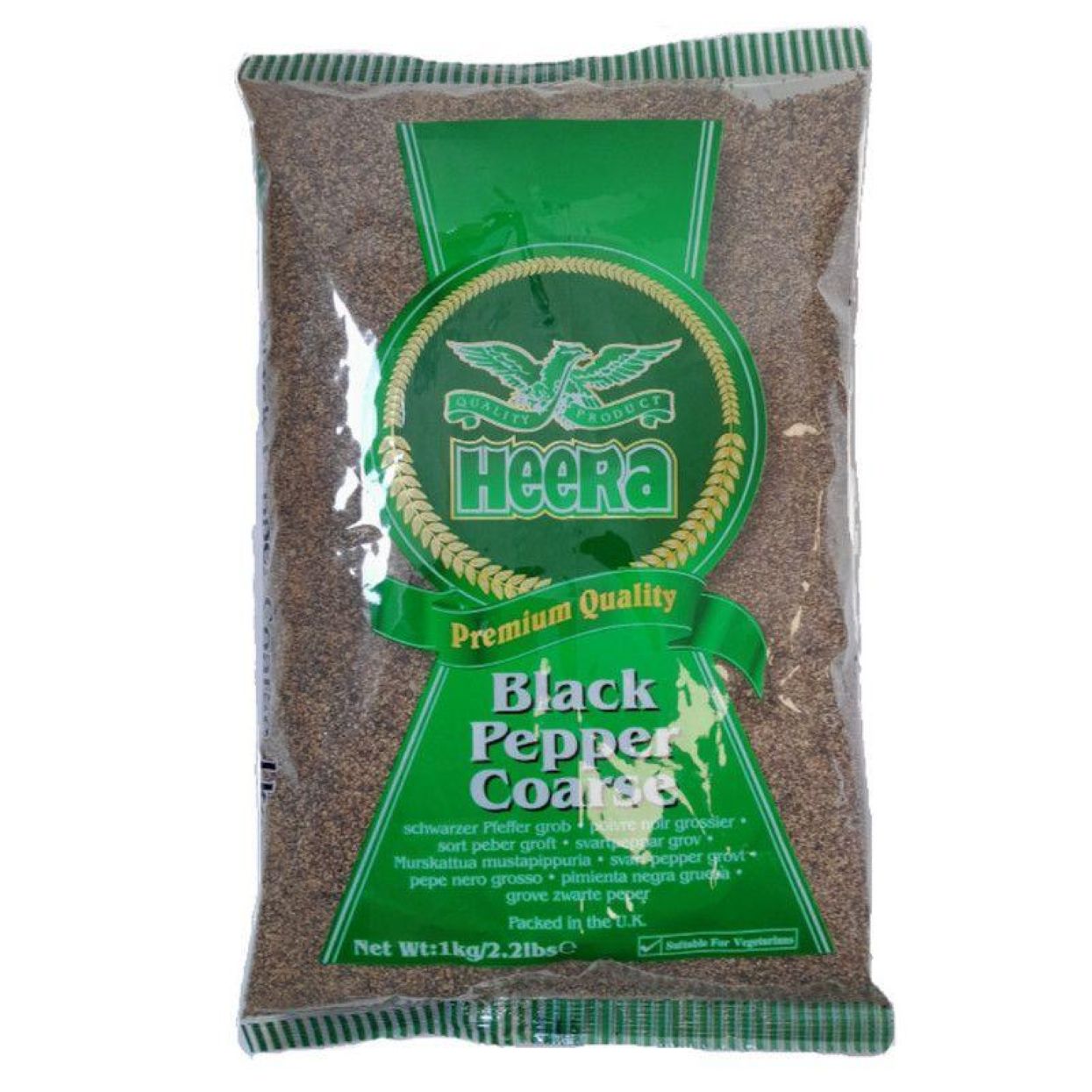 HEERA BLACK PEPPER COARSE - 1KG