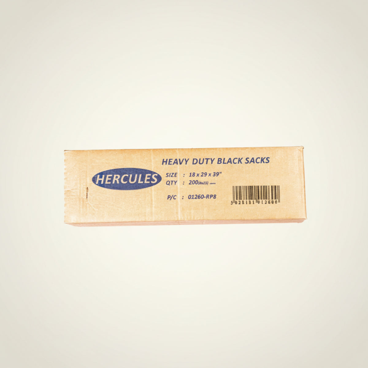 BLACK REFUSE SACKS HERCULES - 200PCS