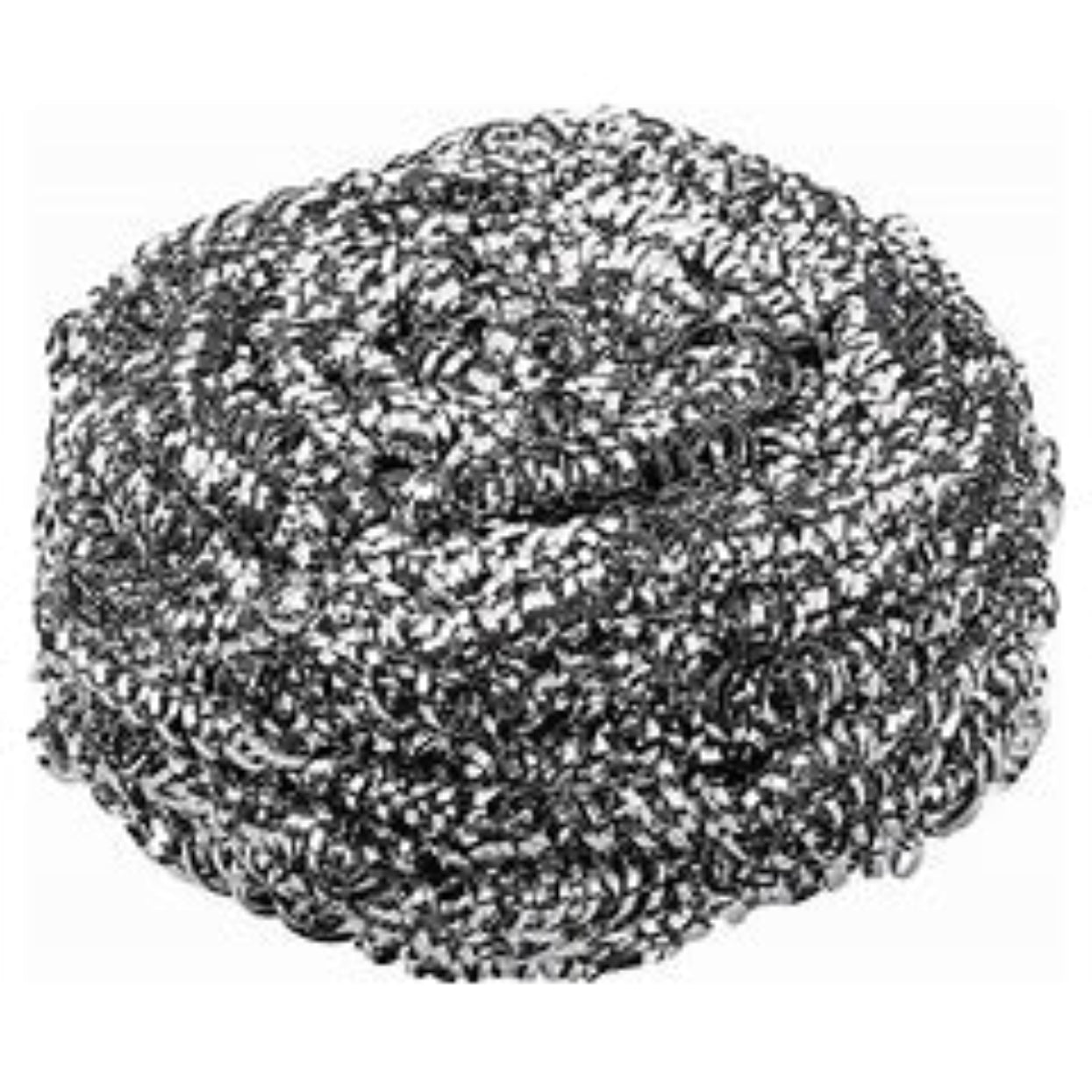 SPIRAL STAINLESS STEEL SCOURERS - 10PCS