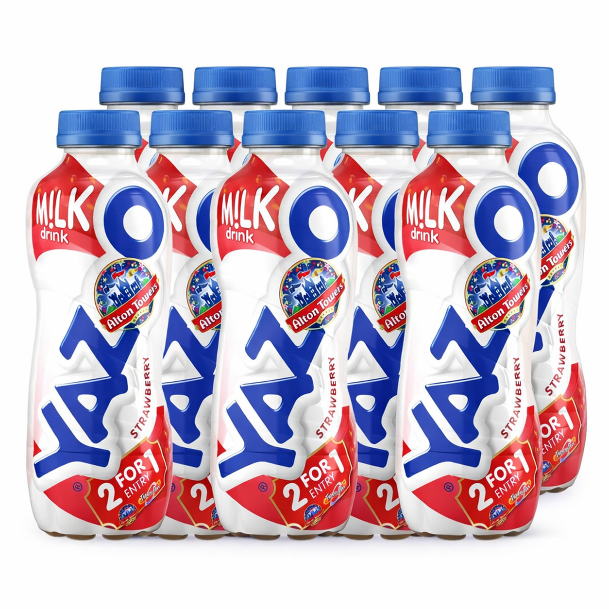 YAZOO STRAWBERRY MILKSHAKE - - 10X400ML