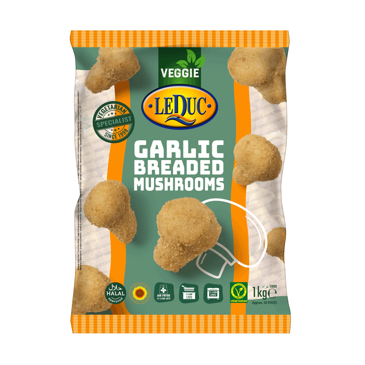 LE DUC GARLIC BREADED MUSHROOMS - 1KG