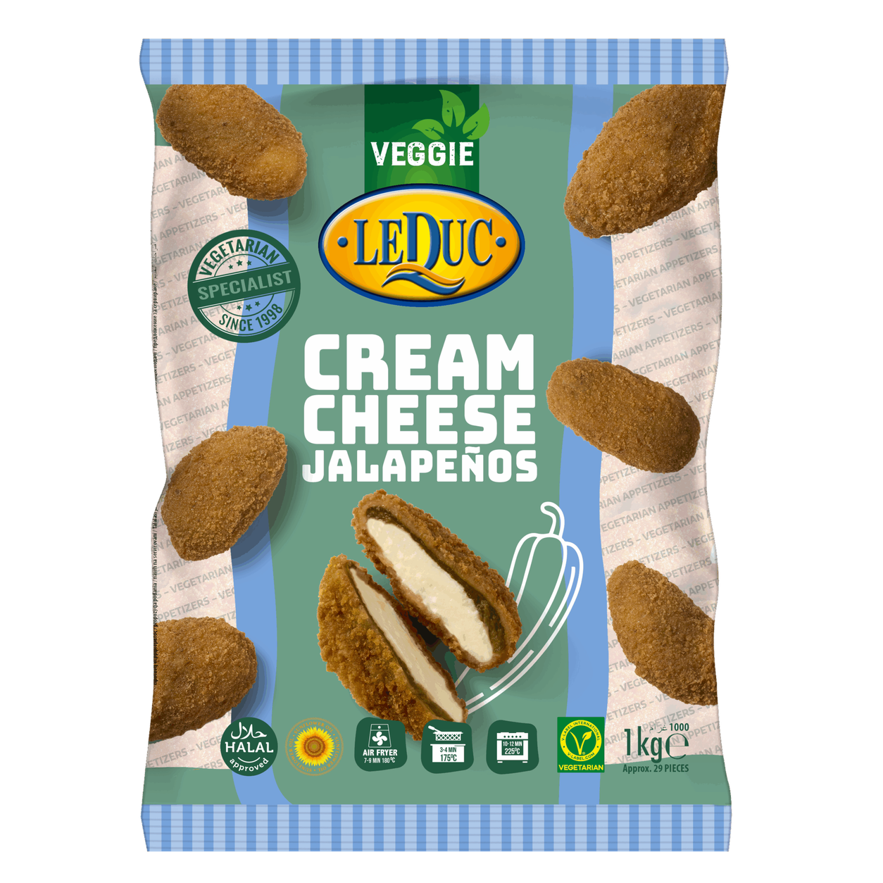 LE DUC JALAPENO CREAM CHEESE - 1KG