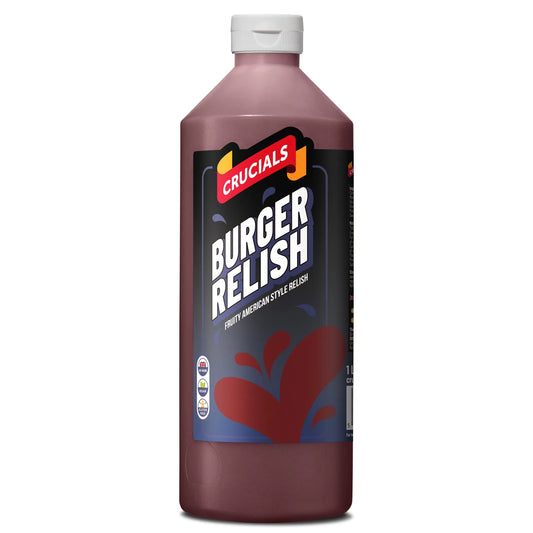 CRUCIAL BURGER RELISH SAUCE - 1LTR