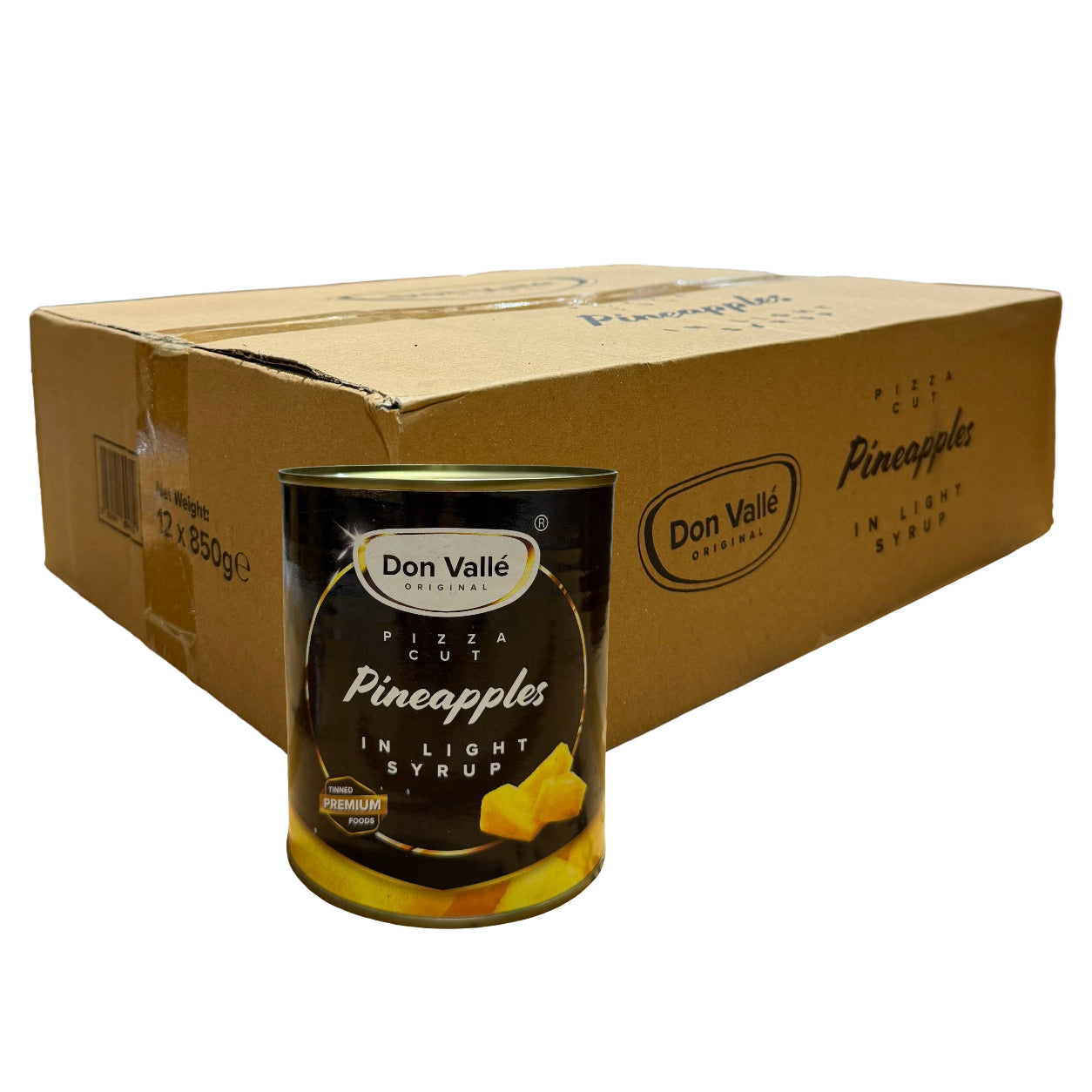 PINEAPPLE IN SYRUP - 12X825GRAMS