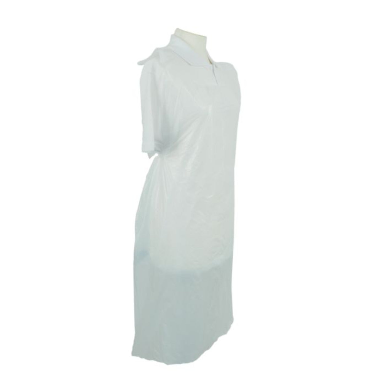 POLYTHENE APRON ON ROLL WHITE - 200 PCS
