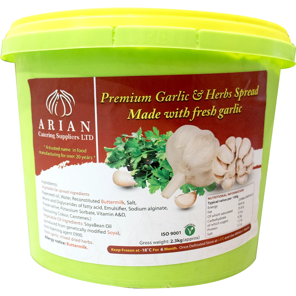 GARLIC & PARSLEY SPREAD - 2.4KG