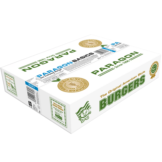 PARAGON 4OZ BASIC BEEF BURGER - 1x48PCS