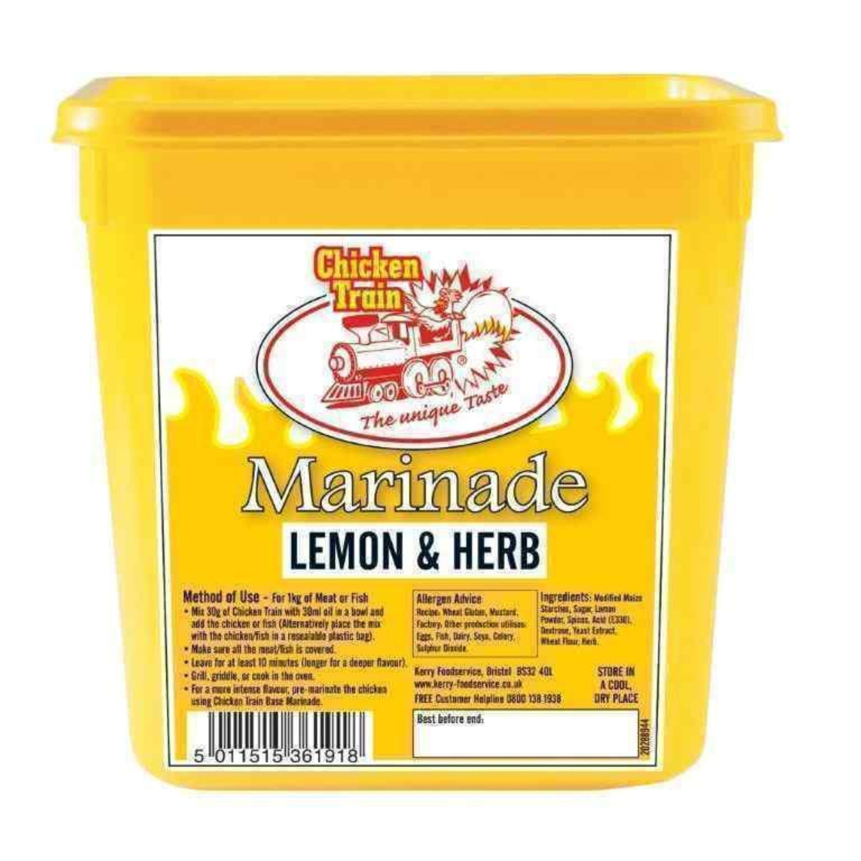 CHICKEN TRAIN LEMON & HERB PIRI PIRI BASE - 2KG