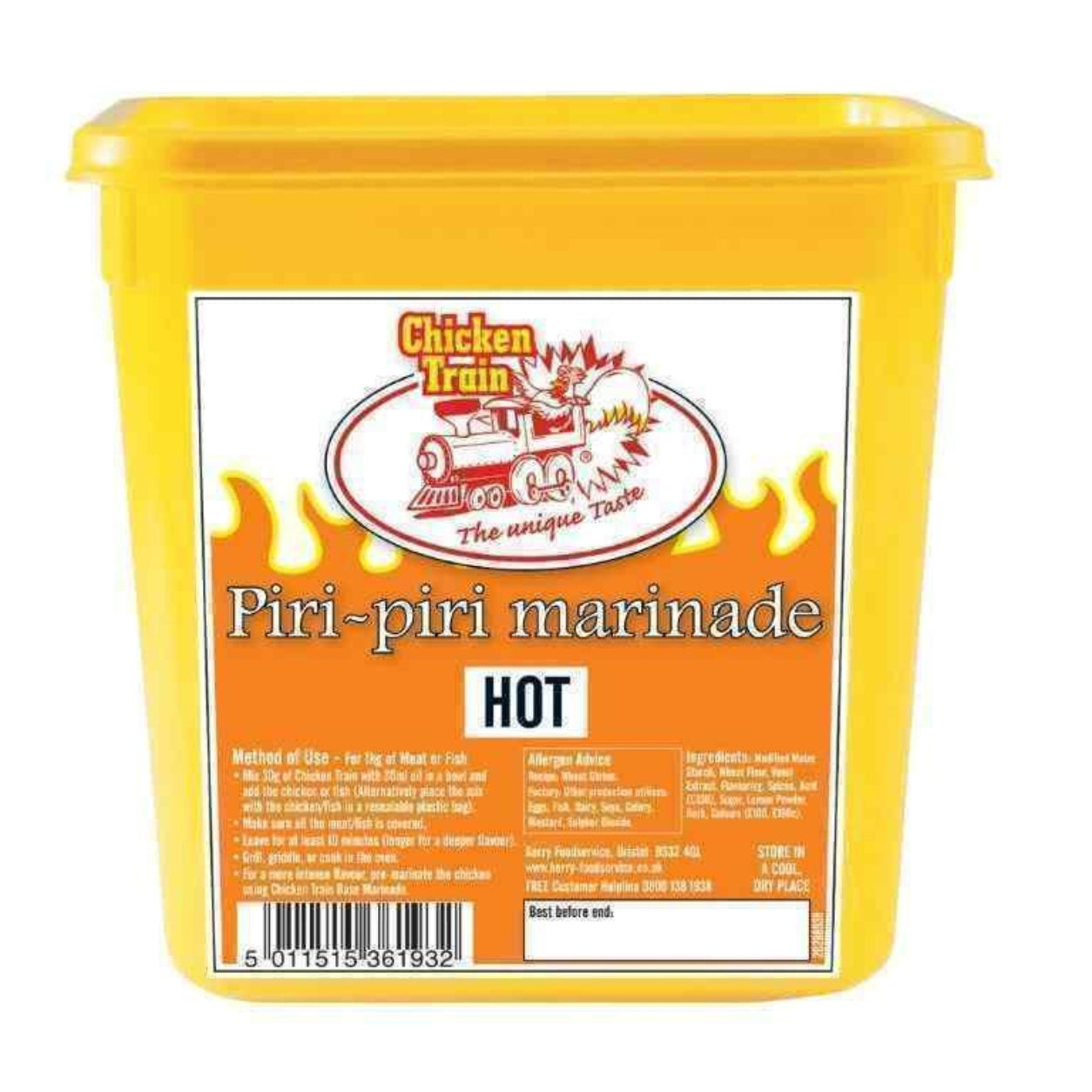 CHICKEN TRAIN HOT PIRI PIRI BASE - 2KG