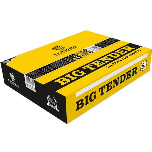PARAGON BIG TENDER 5OZ BEEF BURGER - 1x24PCS
