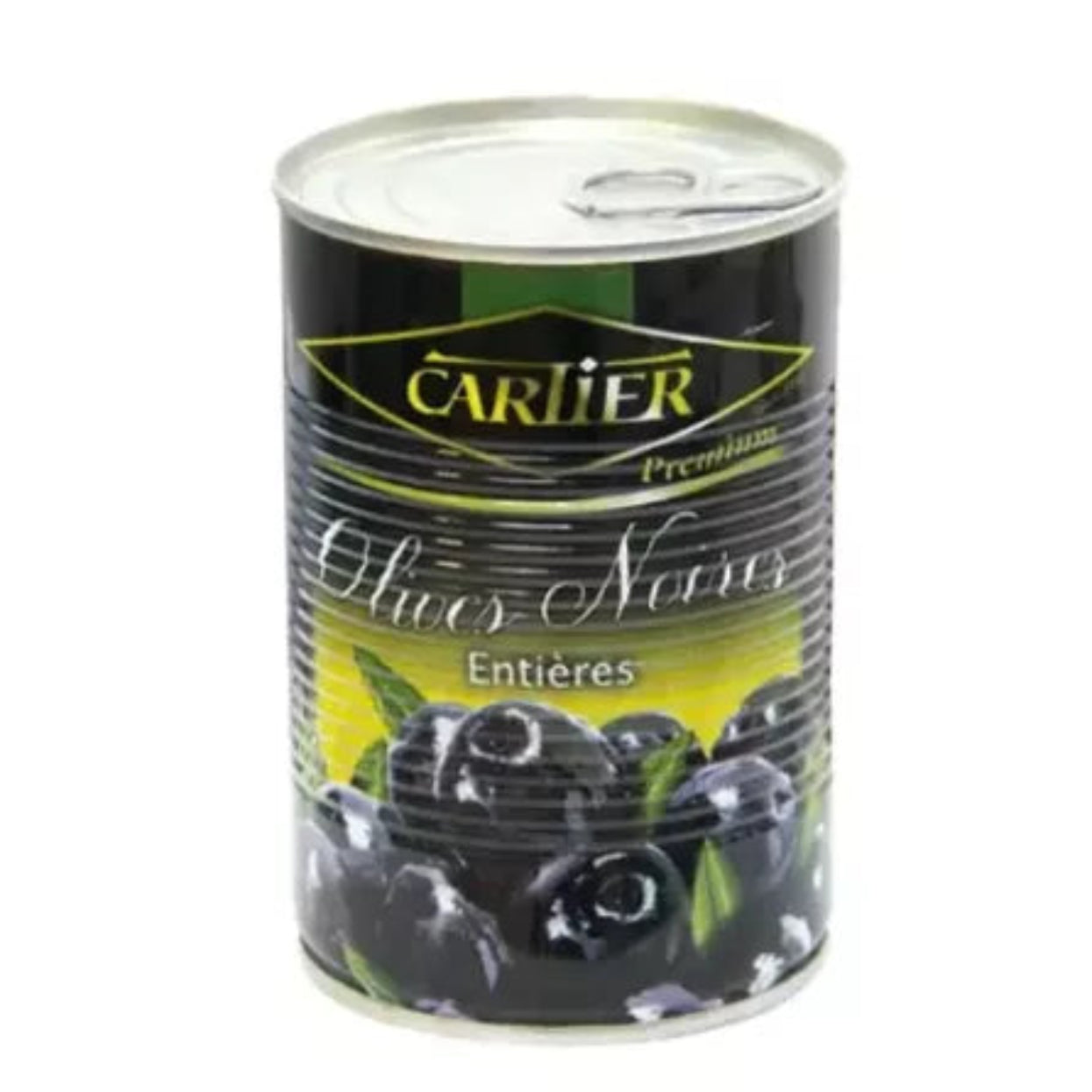 CARTIER BLACK WHOLE OLIVES - 4.25KG