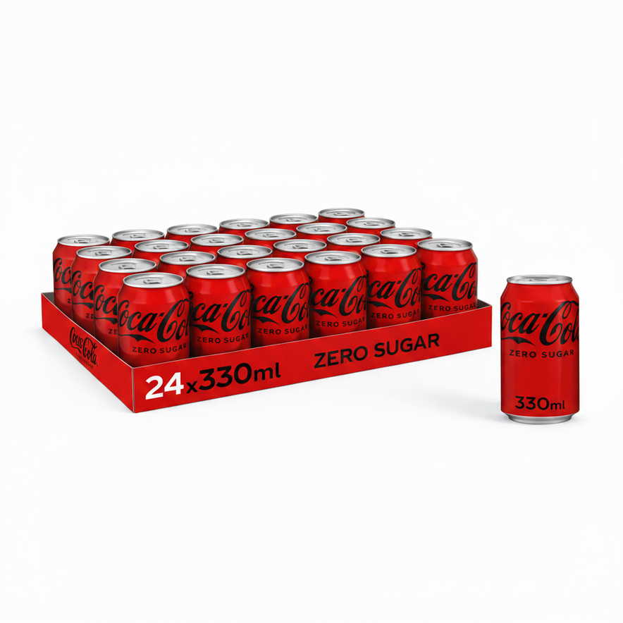 COCA COLA ZERO SUGAR - 24X330ML (GB)
