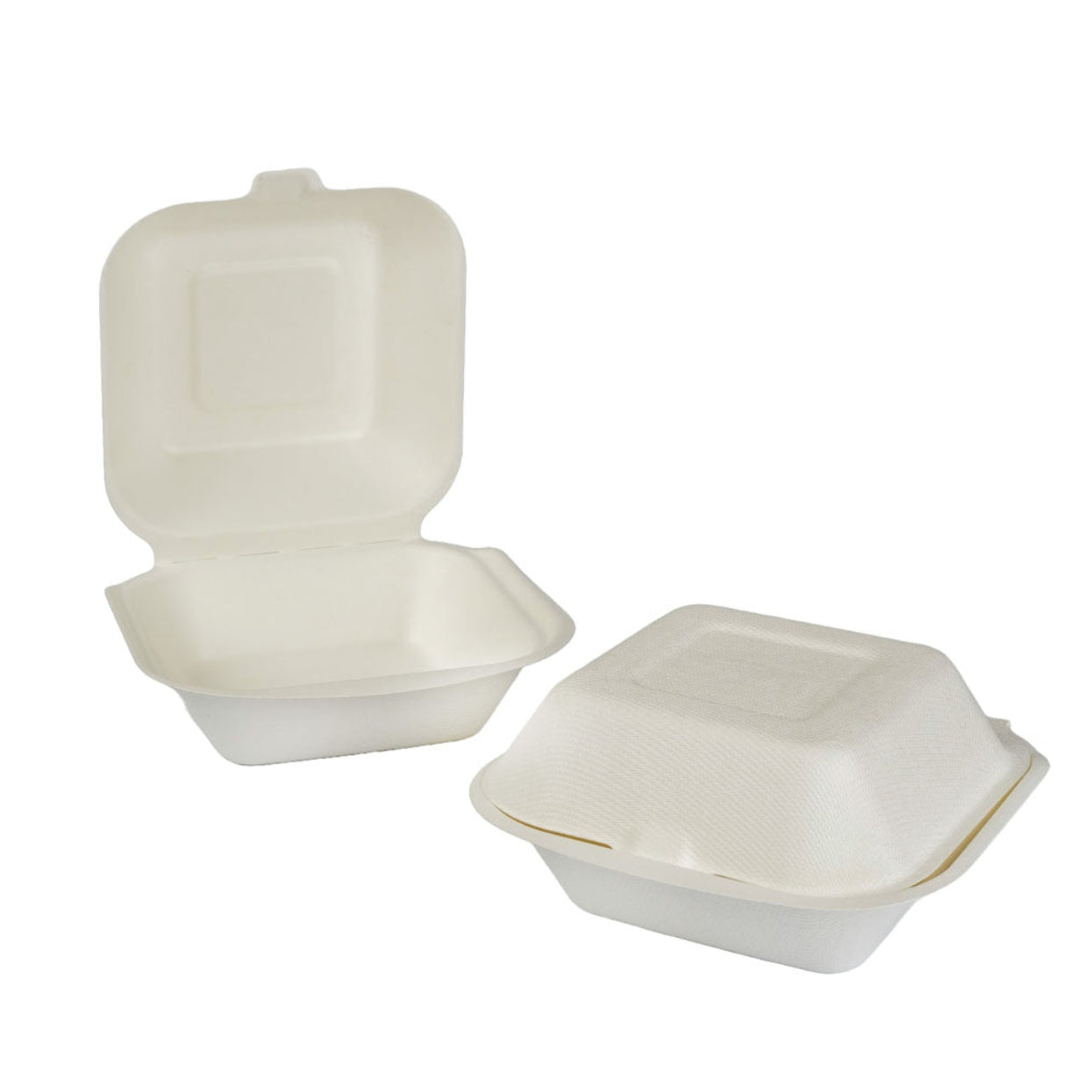 HB7 BAGASSE BURGER BOX (132x132x65mm/5) - 10X50