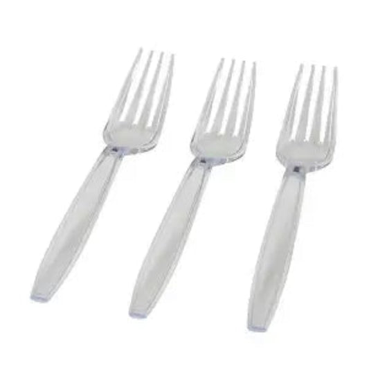 HEAVY DUTY CLEAR FORKS - 1000PCS