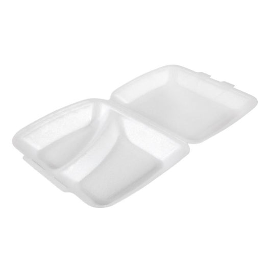 HP4/2 COMPARTMENT INFINITY MEAL BOX (240x210x75mm) - 1X125