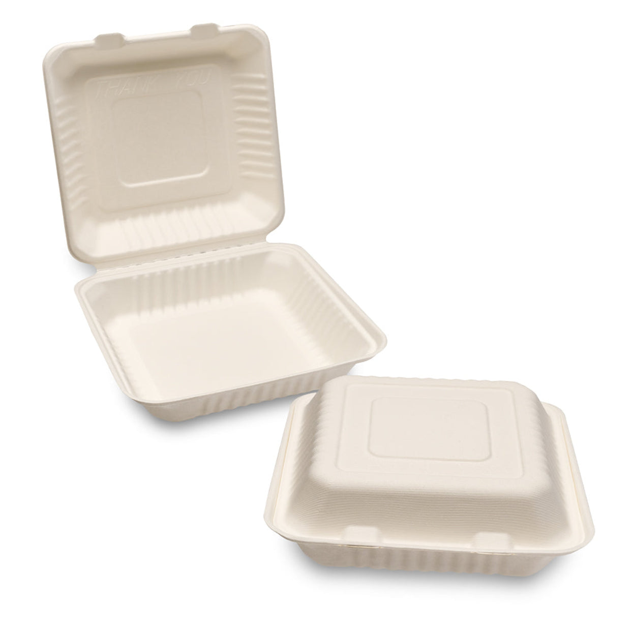 MP1 BAGASSE MEAL BOX (230x230x50mm/9×9”) - 4X50