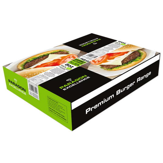 PARAGON 8OZ GOURMET BEEF BURGER - 1X24PCS