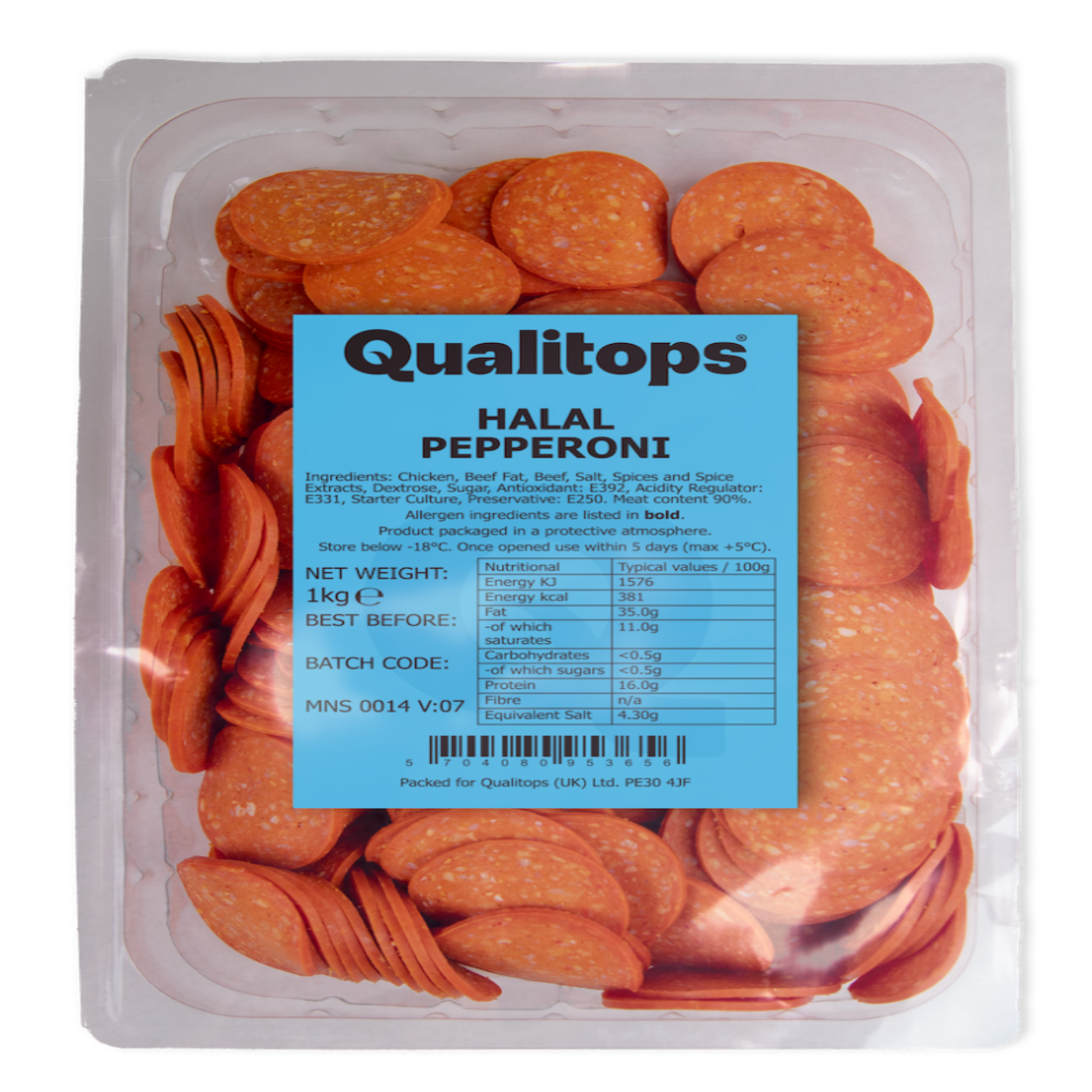 QUALITOPS PEPPERONI - 1KG