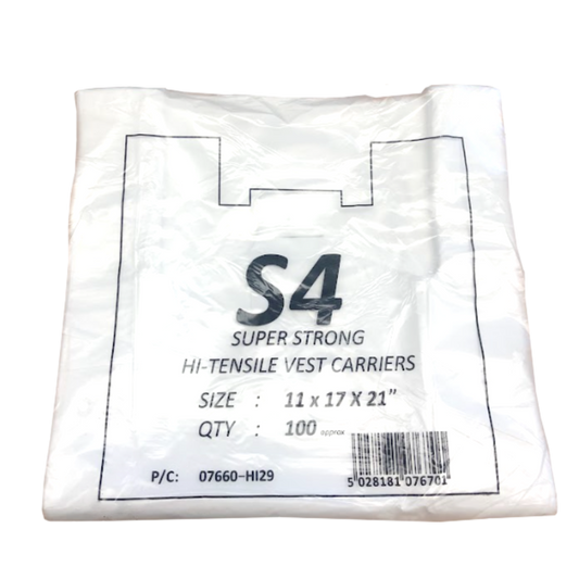 S4 PUMA WHITE CARRIER BAG (11X17X21) - 1000PCS