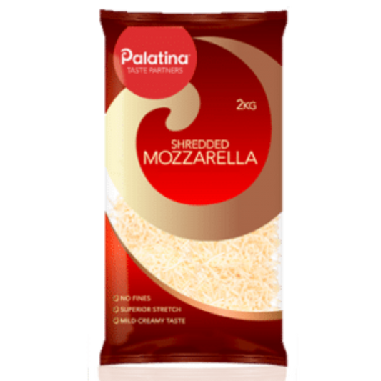 PALANTINA RED SHREDDED SPINNY CHEESE - 6X2KG