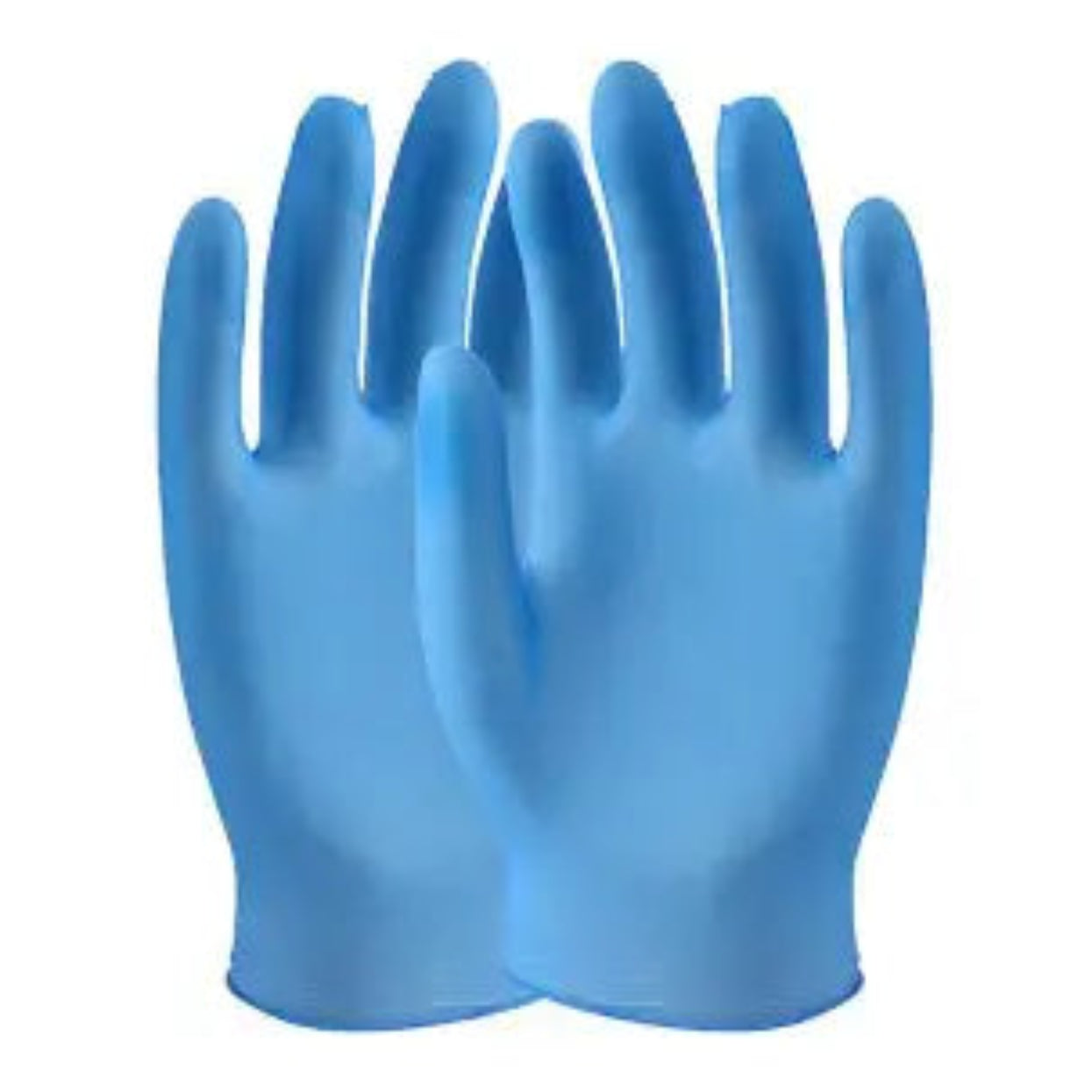 MEDIUM BLUE VINYL GLOVES - 1X100