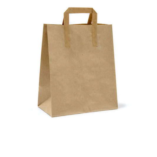 LARGE BROWN SOS KRAFT BAG -