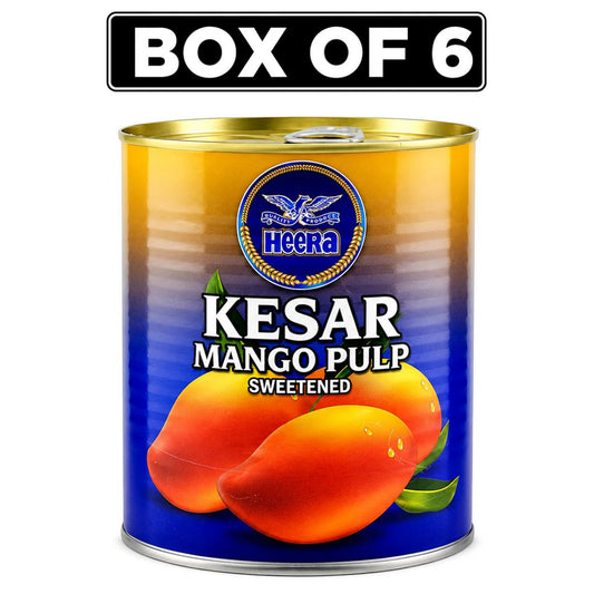 HEERA KESAR MANGO PULP - 6X850GRAMS
