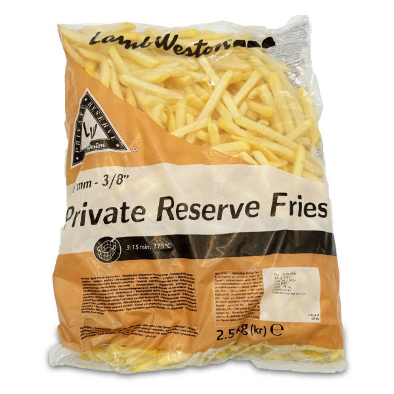 LAMB WESTON PAR COATED FRIES 3/8 - 4X2.5KG