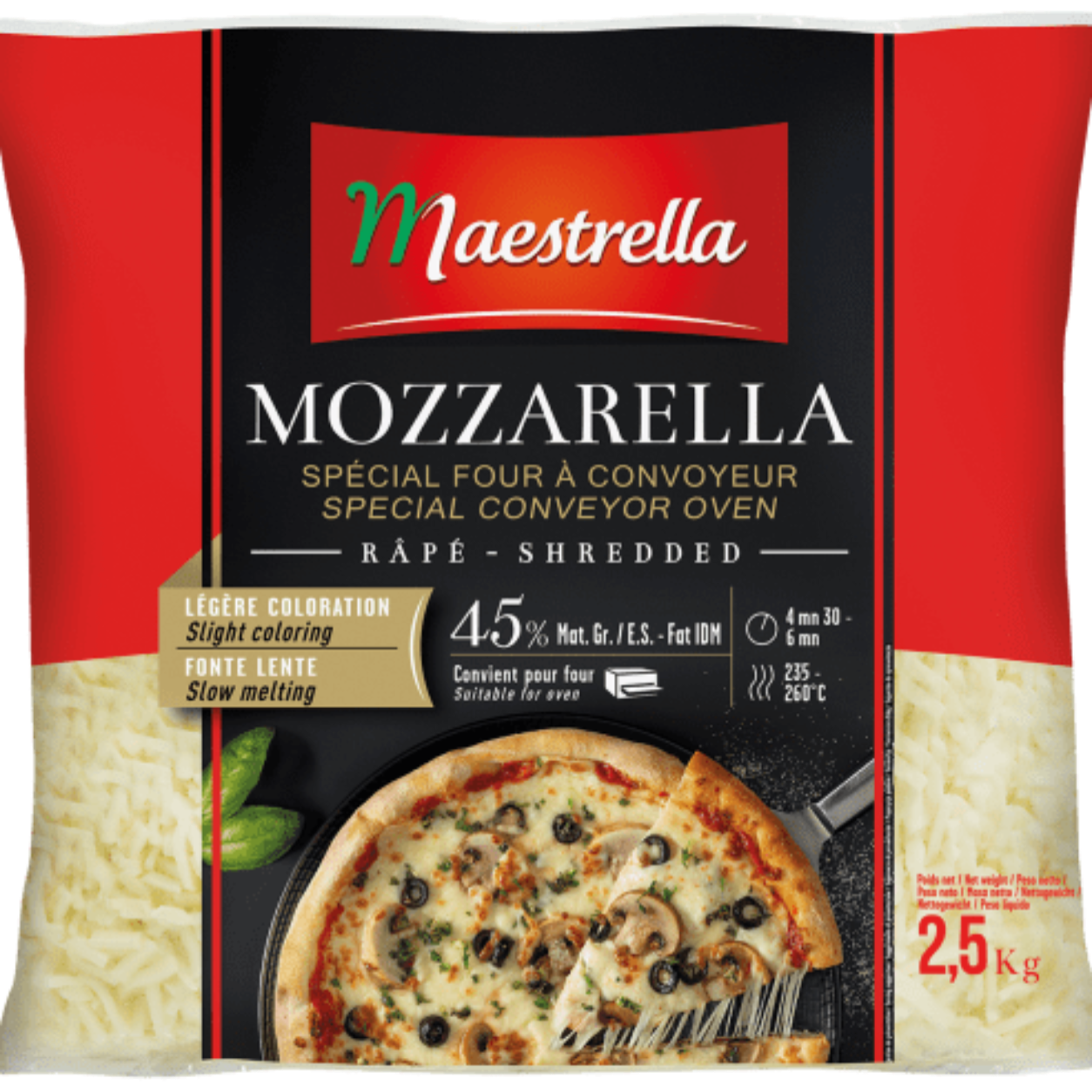 MAESTRELLA CHEESE 80/20 - 4X2.5KG
