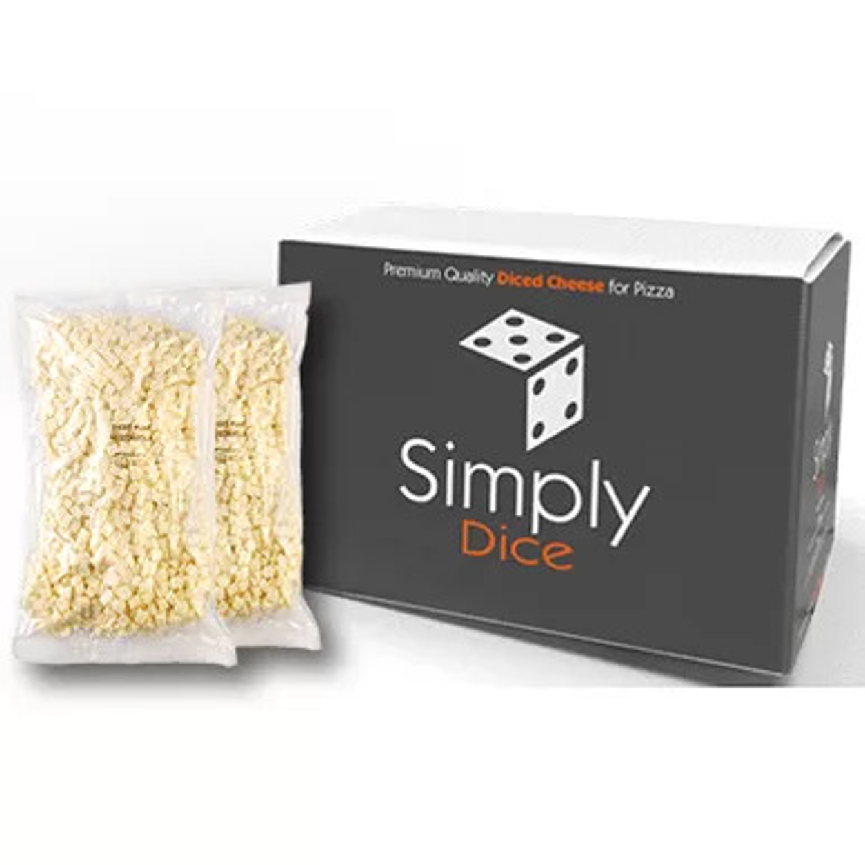 SIMPLY DICED CHEESE 80/20 - 6X1.8KG