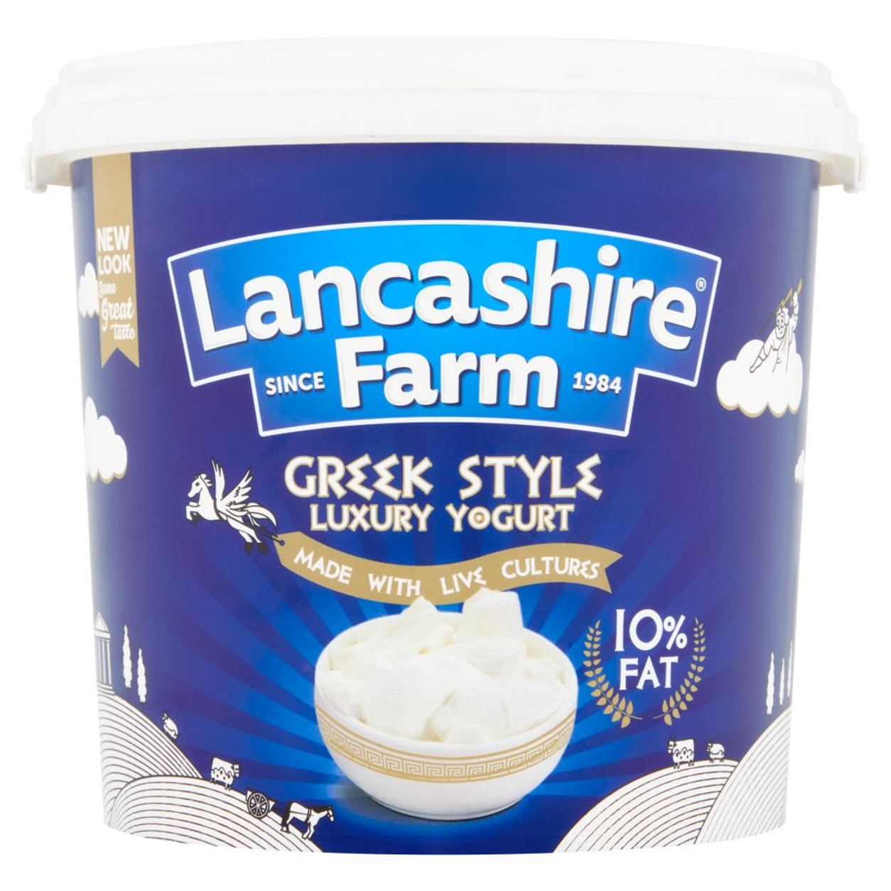 LANCASHIRE FARM GREEK STYLE NATURAL YOGHURT - 5LKG