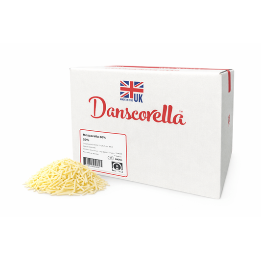 DANSCORELA SHREDDED CHEESE 80/20 (RED) - 6x2KG