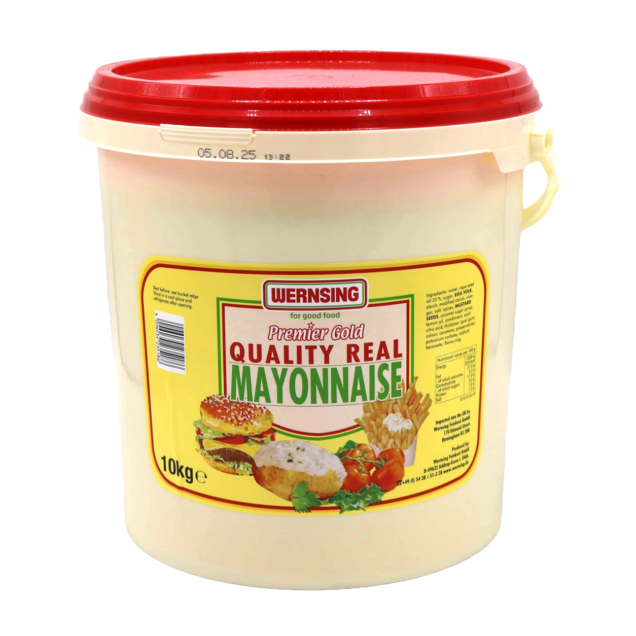 WERNSING (RED) THICK AND CREAMY MAYONNAISE - 10LTR
