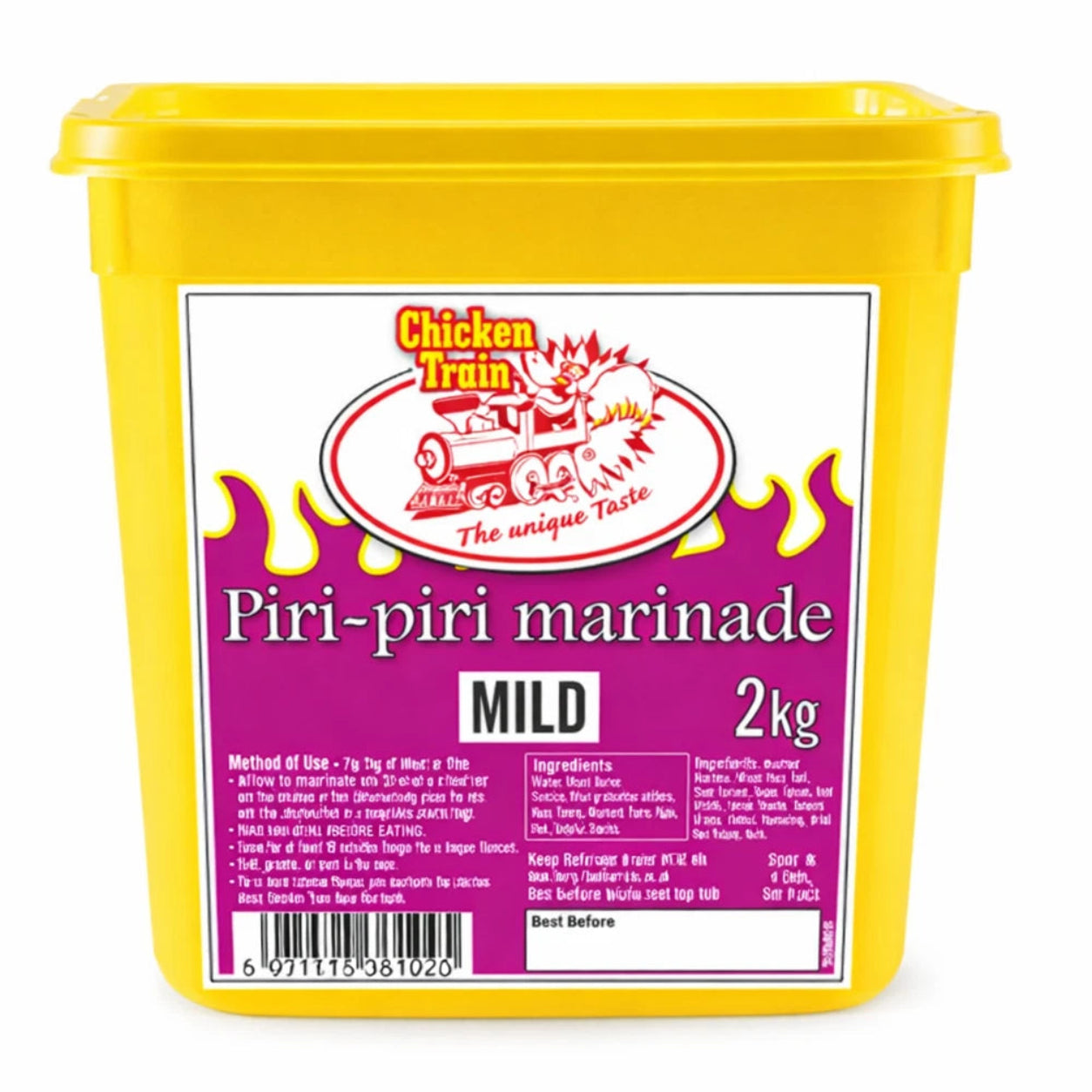 CHICKEN TRAIN MILD PIRI PIRI BASE - 2KG