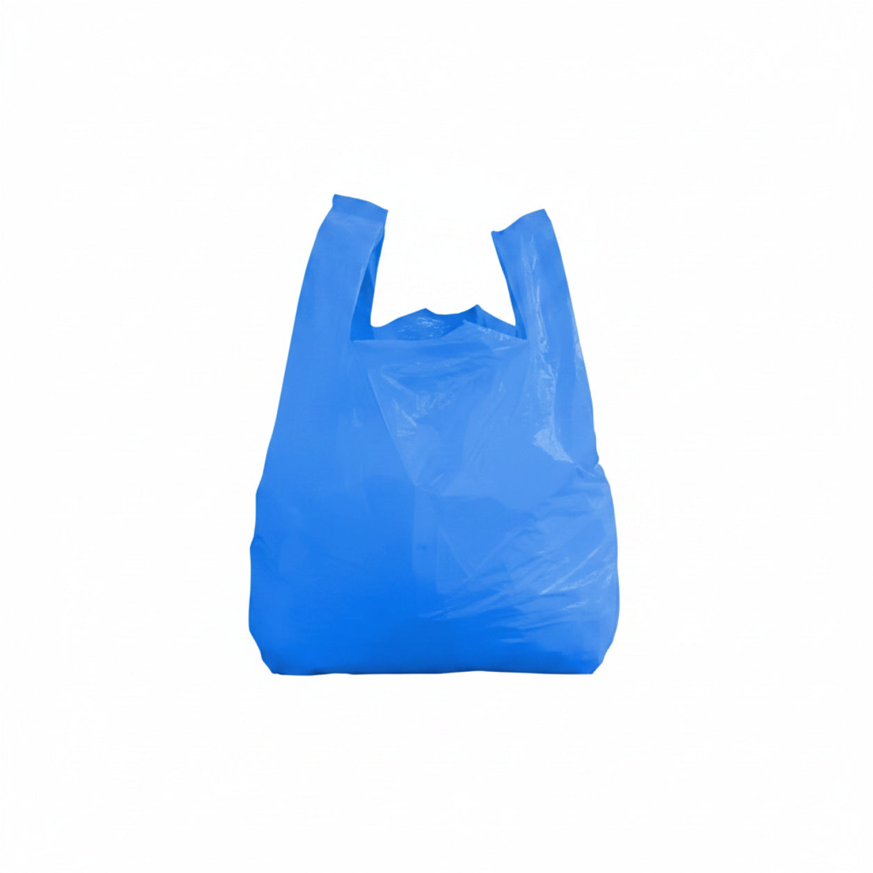 LARGE POLY SOS CARRIER BAG - blue