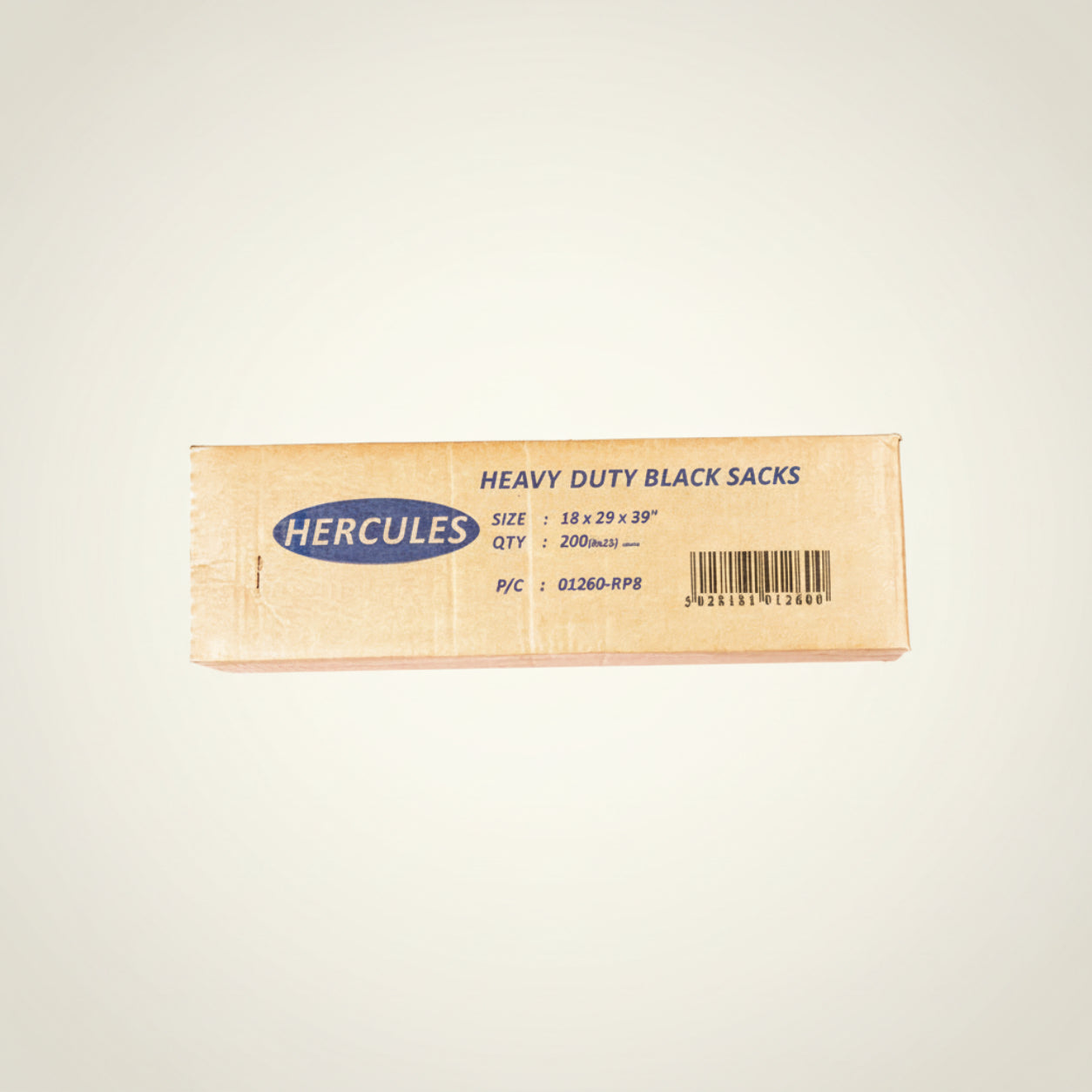 BLACK REFUSE SACKS HERCULES - 200PCS