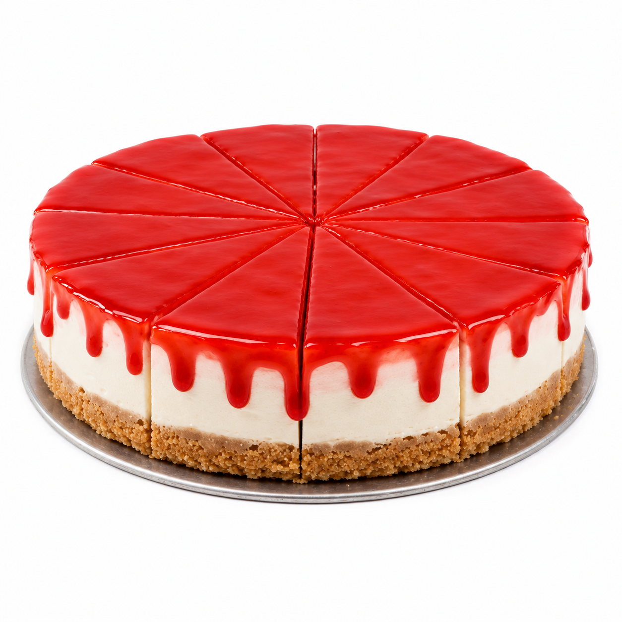 STRAWBERRY CHEESECAKE 12 PIECES