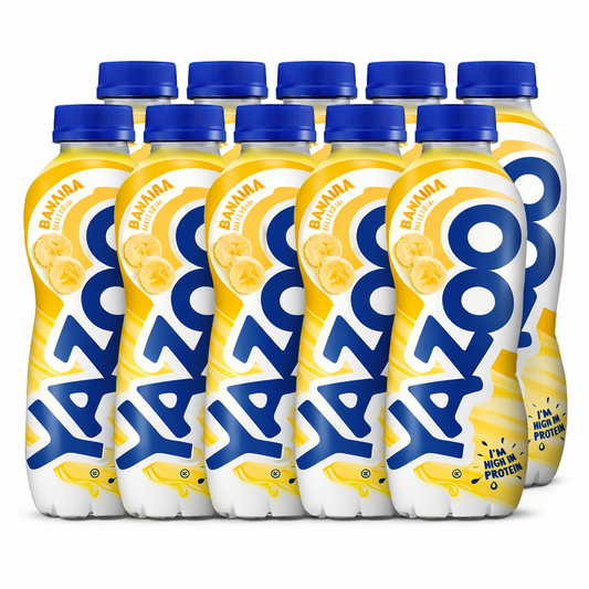 YAZOO BANANA MILKSHAKE - 10X400ML