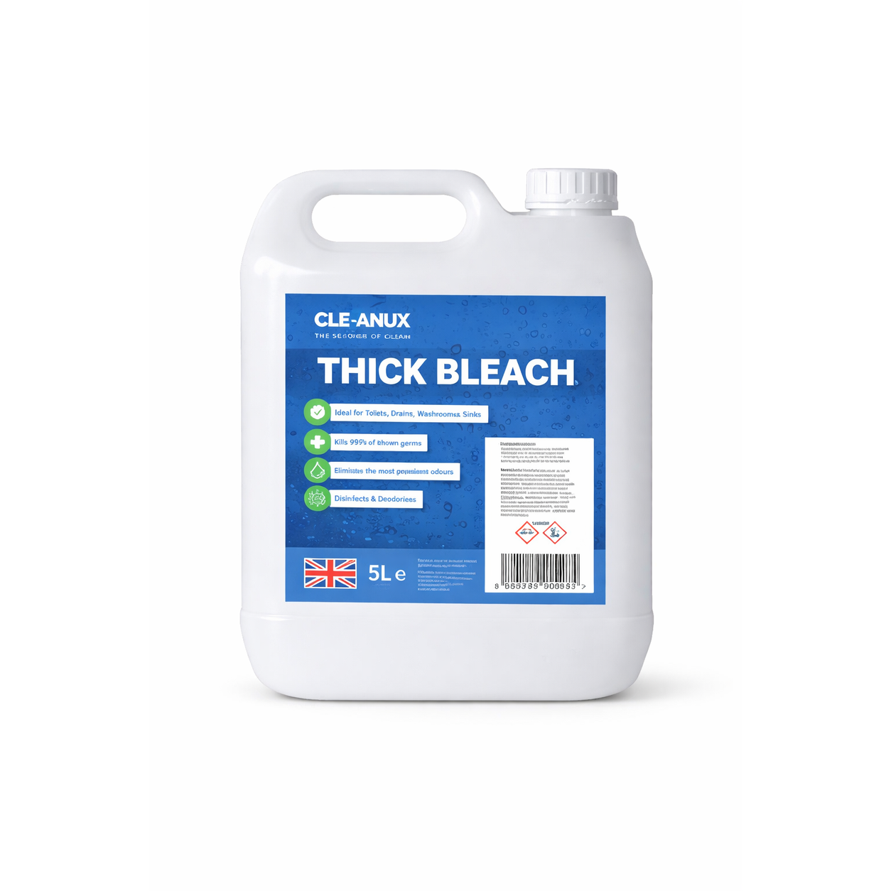 CLEANUX THICK BLEACH - 5LTR