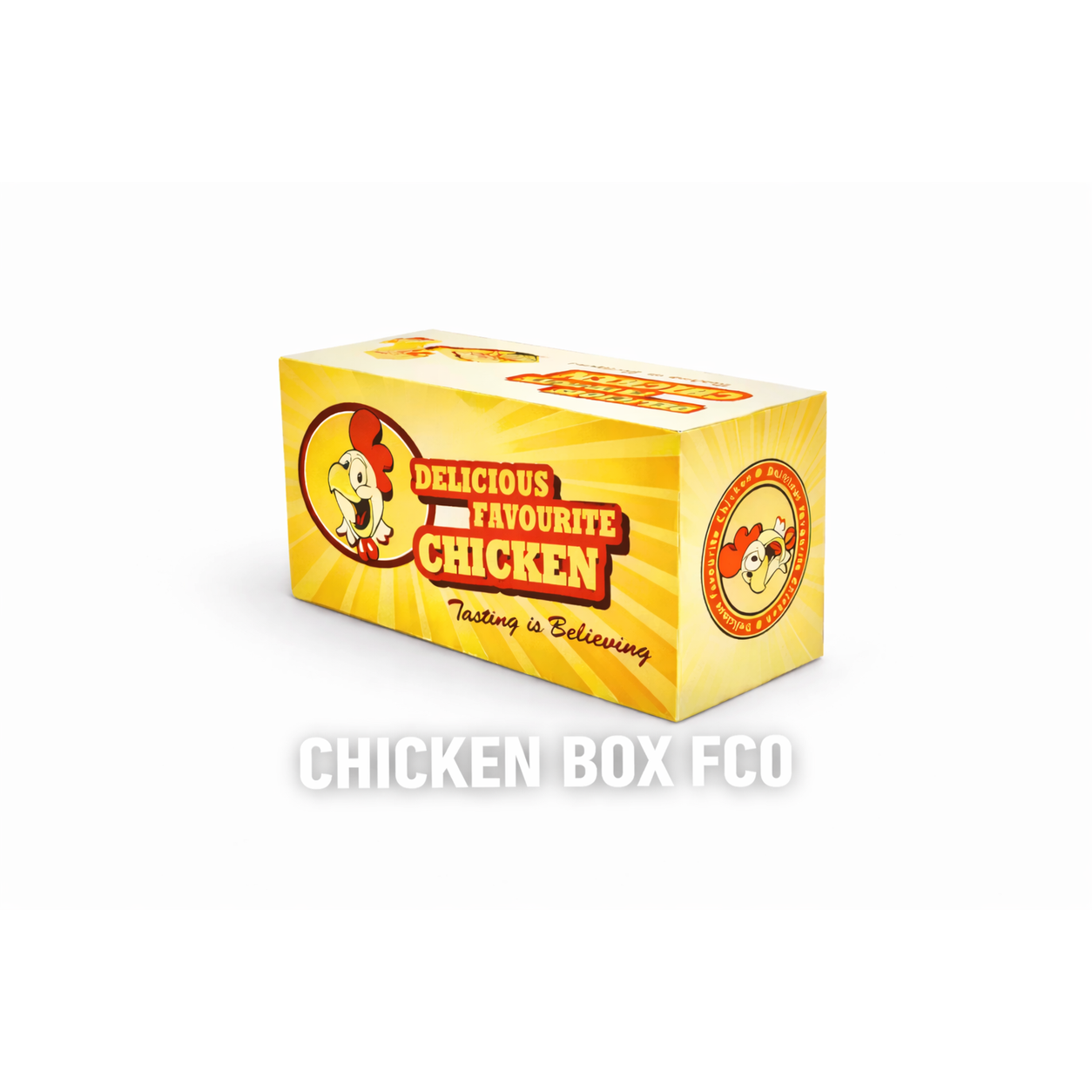 FC0 SMALL CHICKEN BOXES - 400 *BLACK