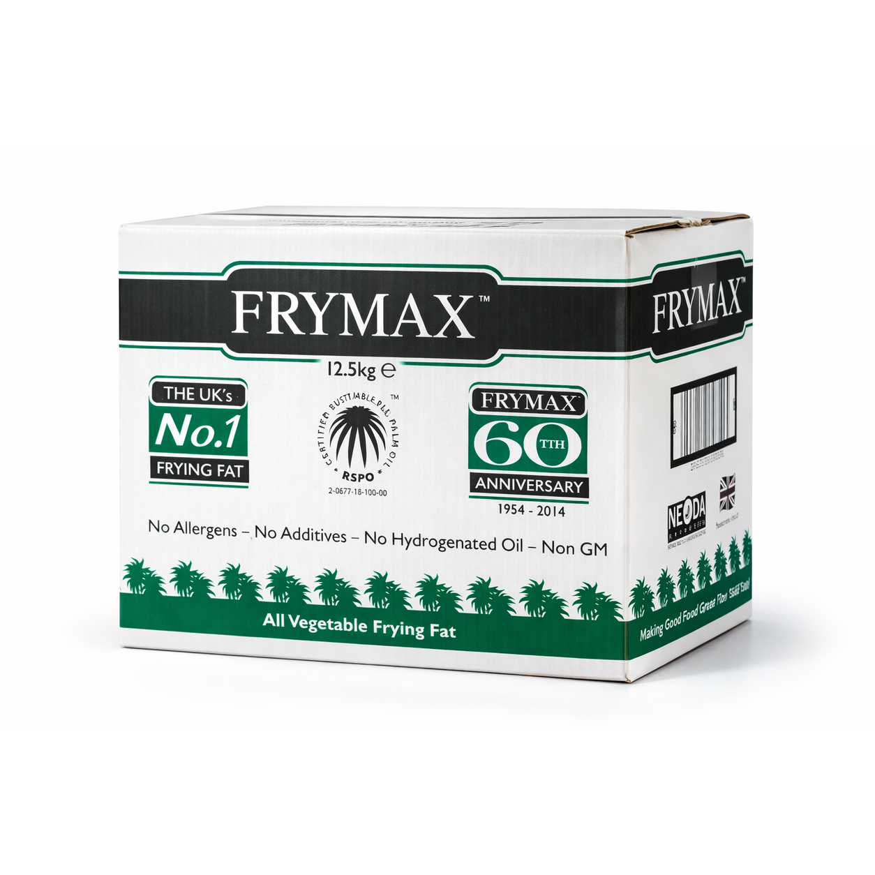 FRYMAX ALL VEGETABLE SOLID FRYING FAT - 12.5KG