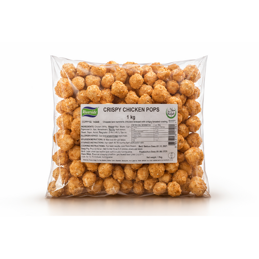RIVERSIDE CRISPY CHICKEN POP - 1KG