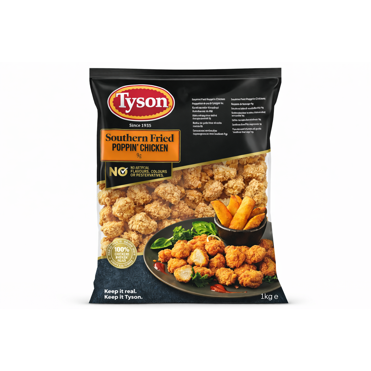 TYSON SOUTHERN FRIED POPPIN' CHICKEN - 1KG