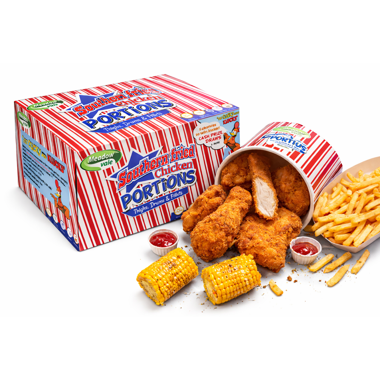 MEADOWVALE SOUTHERN FRIED CHICKEN PORTIONS - 48 PIECES
