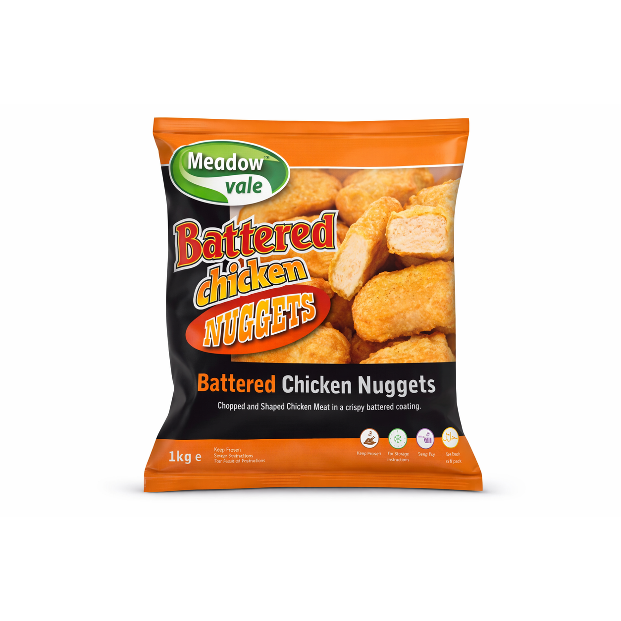 MEADOWVALE CHICKEN NUGGETS - 1KG