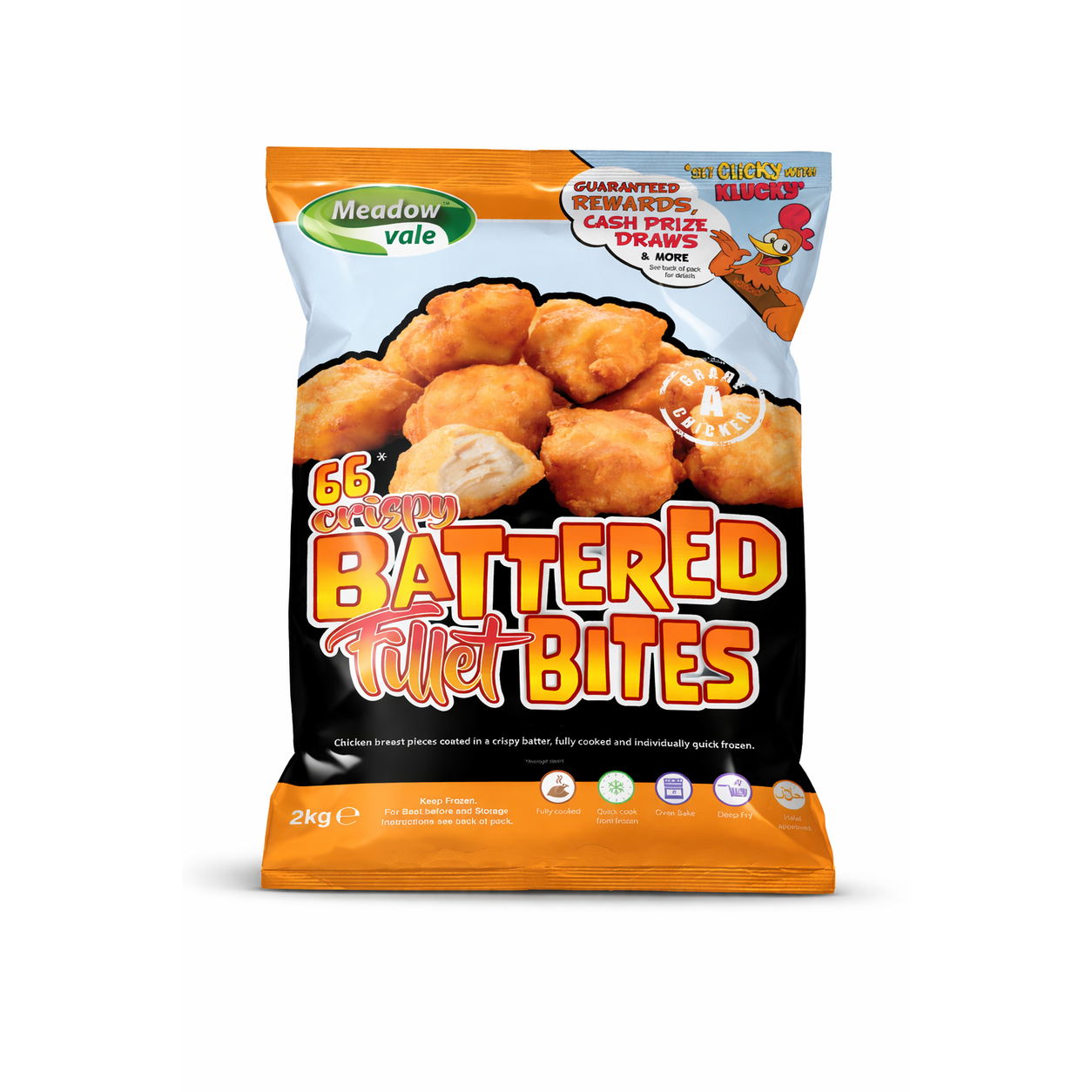 CHICKEN FILLET BITES MEADOWVALE - 2KG