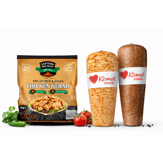 KISMET SLICED CHICKEN KEBAB (COOKED) - 1KG