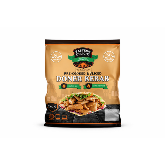 KISMET SLICED DONER KEBAB (COOKED) - 1KG