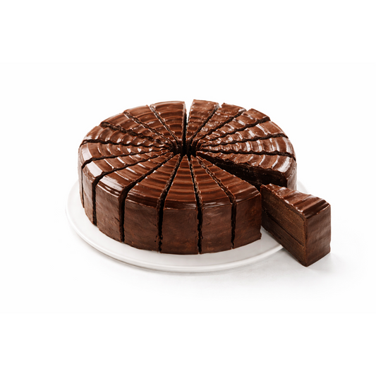 CHOCOLATE FUDGE CAKE 16 PIECES